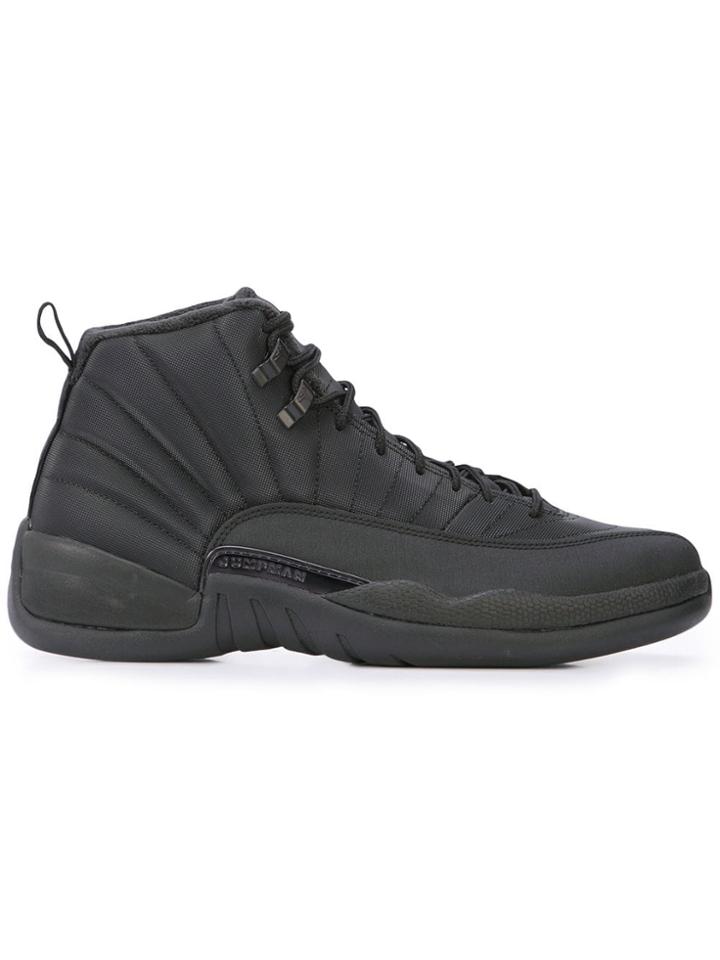 Nike Quilted Hi-top Sneakers - Black