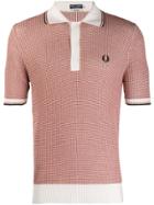 Fred Perry Knitted Polo T-shirt - Orange
