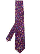 Etro Floral Paisley Tie - Purple