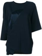 Maison Margiela Frill Wrap T-shirt - Blue