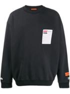 Heron Preston Sample Tag Sweatshirt - Black