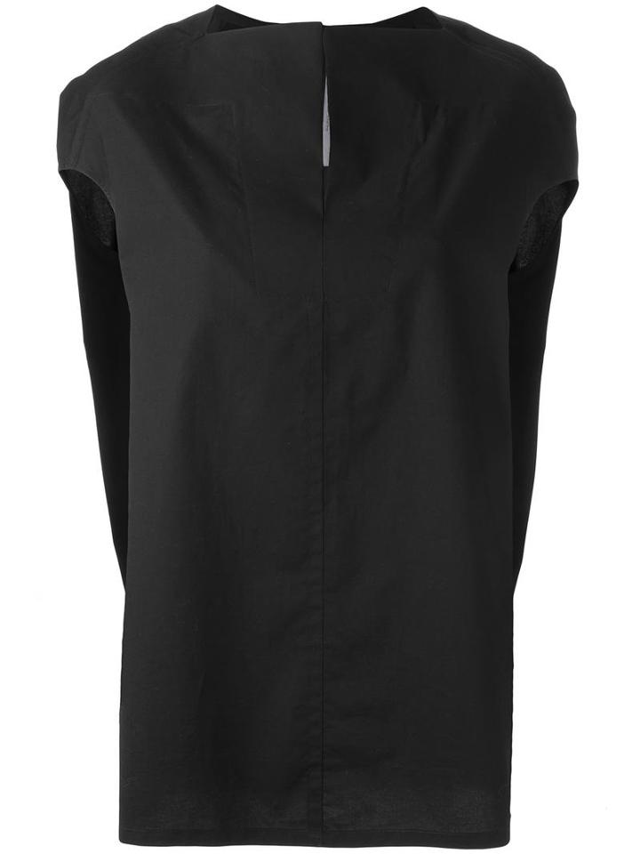 Rick Owens Floating Top, Women's, Size: 44, Black, Cotton