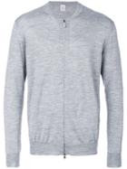 Eleventy - Zip Up Cardigan - Men - Silk/merino - L, Grey, Silk/merino
