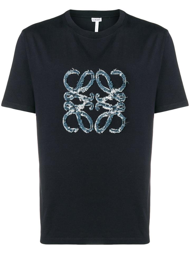 Loewe Anagram Cut T-shirt - Blue
