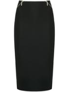 Tufi Duek Midi Skirt, Women's, Size: P, Black, Spandex/elastane/polyimide