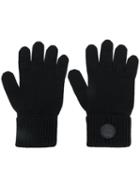 Dsquared2 - Ribbed Gloves - Men - Wool - One Size, Black, Wool
