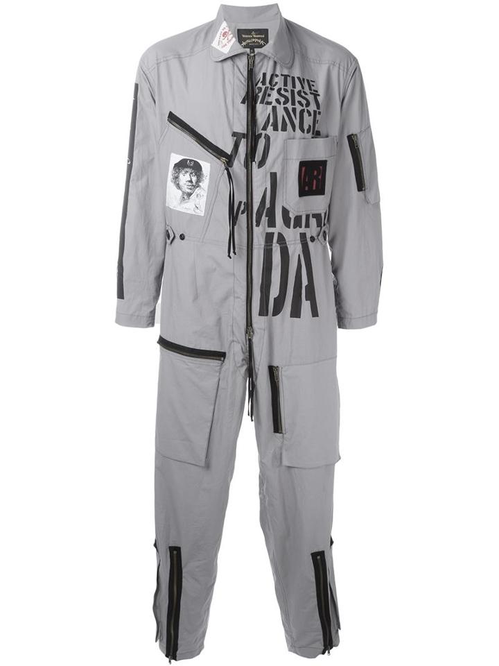 Vivienne Westwood Anglomania Zipped Up Jumpsuit