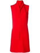 Stella Mccartney Neck Drape Dress - Red