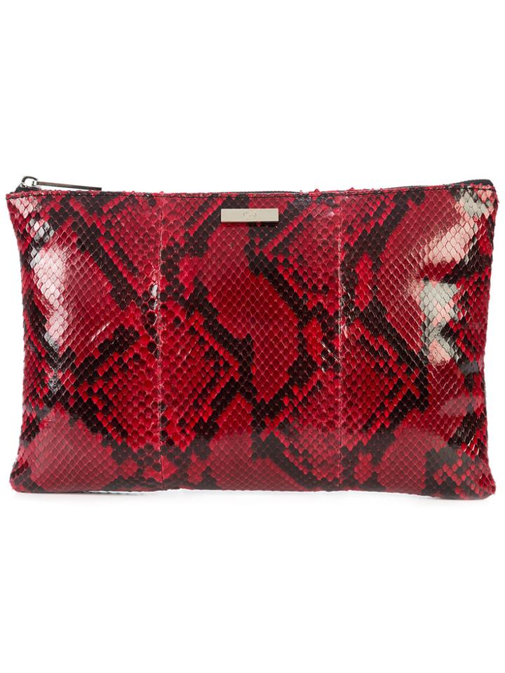 Elisabeth Weinstock Harbor Island Clutch - Red