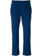 A.p.c. Straight Leg Trousers, Women's, Size: 36, Blue, Cotton/spandex/elastane