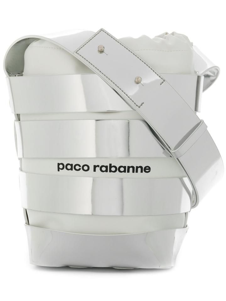 Paco Rabanne Cage Hobo Bag - Metallic