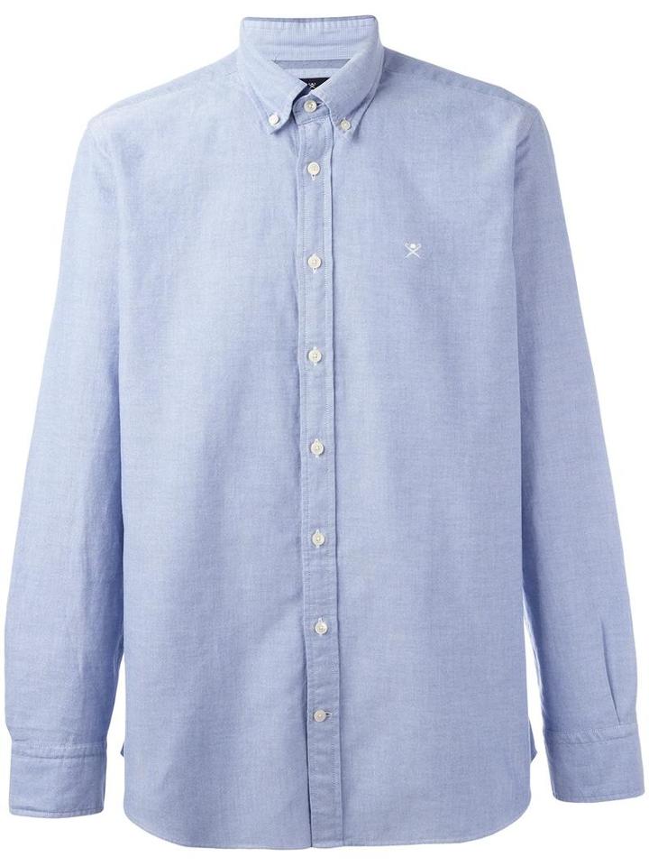 Hackett Button-down Shirt, Men's, Size: Xl, Blue, Cotton