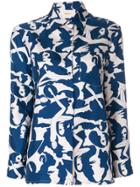 La Doublej Faces Print Shirt - Blue