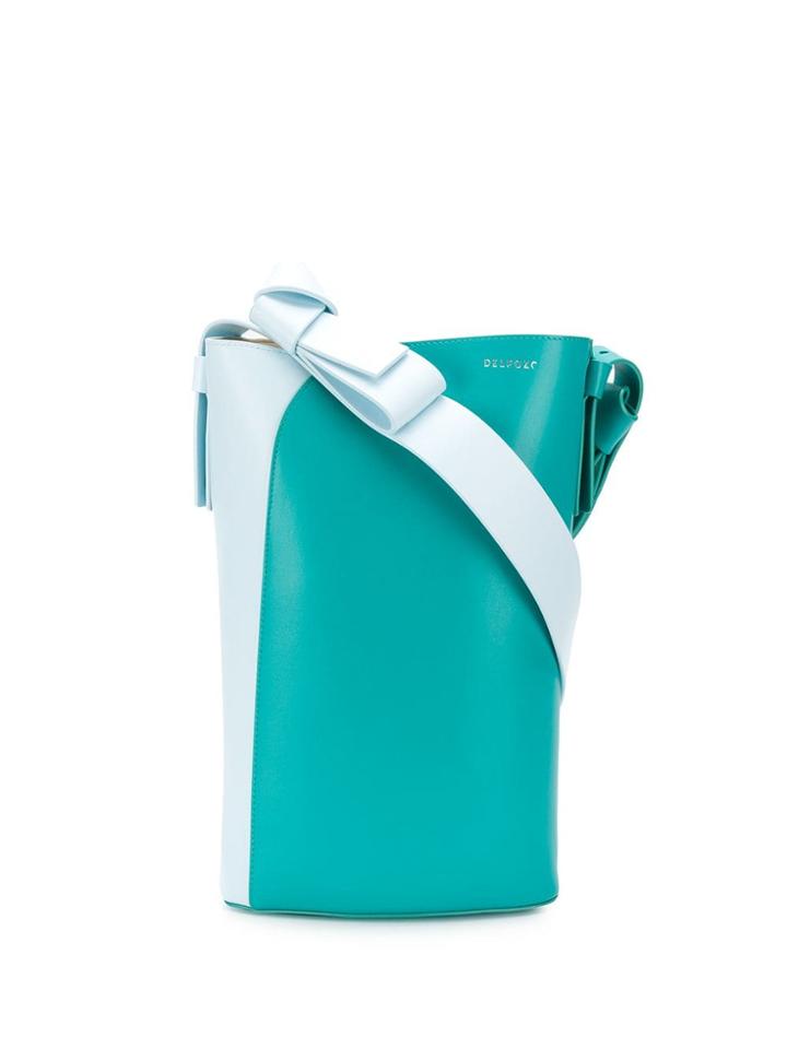 Delpozo Long Bucket Bag - Blue
