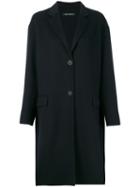 Iris Von Arnim - Cocoon Coat - Women - Polyester/cashmere/wool - 40, Black, Polyester/cashmere/wool