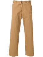 Barena Straight-leg Cropped Trousers - Brown