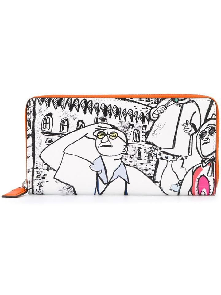 Emilio Pucci Zip Around Wallet