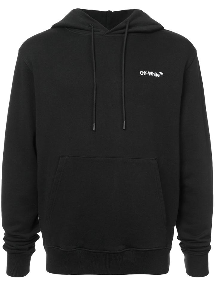 Off-white Hooded Sweatshirt - Black