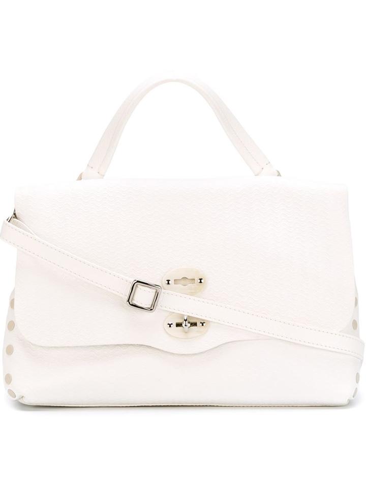 Zanellato Double Flip-lock Tote, Women's, White