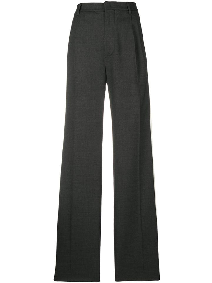 Miu Miu Track Stripe Tailored Trousers - Grey