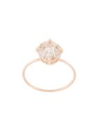 Natalie Marie 9kt Rose Gold Rutilated Quartz Ring