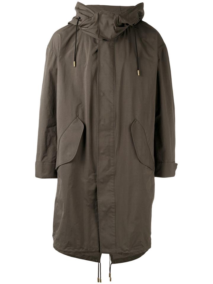 The Reracs - Hooded Coat - Men - Nylon/polyester - Vi, Green, Nylon/polyester