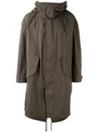 The Reracs - Hooded Coat - Men - Nylon/polyester - Vi, Green, Nylon/polyester