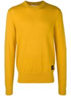 Calvin Klein Plain Knit Sweater - Yellow & Orange