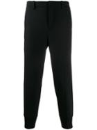 Neil Barrett Cropped Straight Trousers - Black