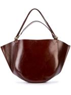 Wandler Mia Leather Tote - Brown