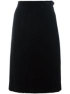 Yves Saint Laurent Pre-owned Knee Length Skirt - Black