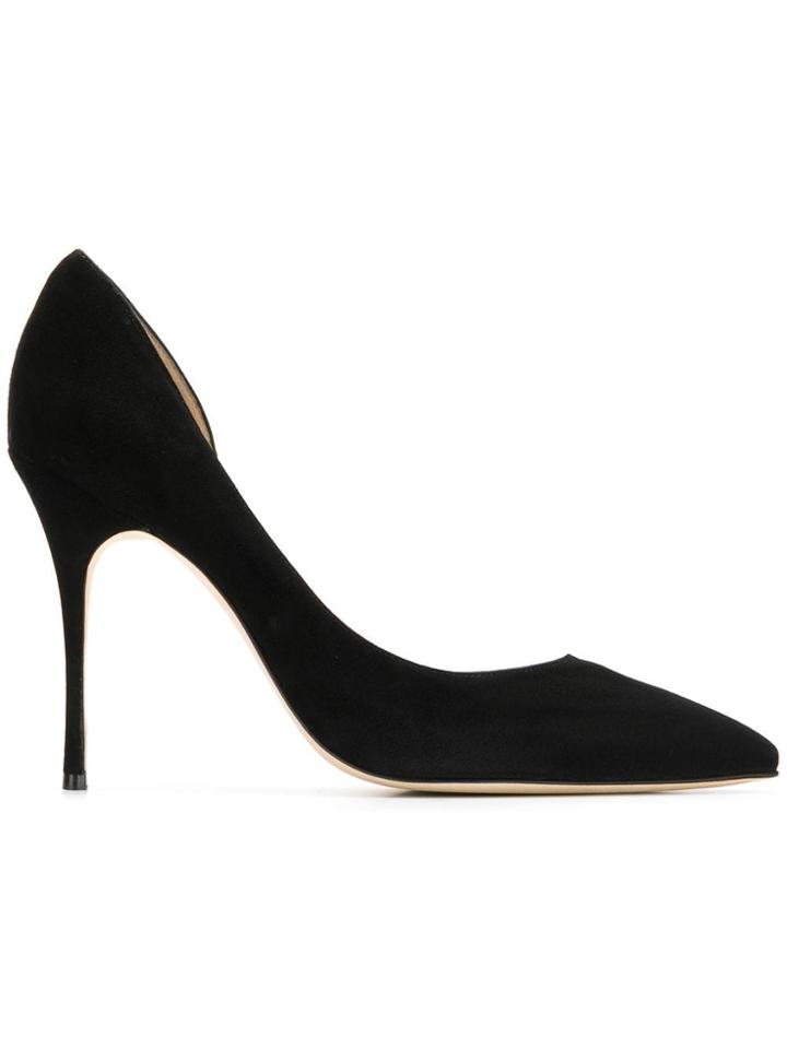 Manolo Blahnik Classic Pointed Toe Pumps - Black