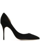 Manolo Blahnik Classic Pointed Toe Pumps - Black