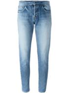 Saint Laurent Slim Fit Jeans, Women's, Size: 26, Blue, Cotton