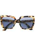 Gucci Eyewear Square Tinted Sunglasses - Yellow