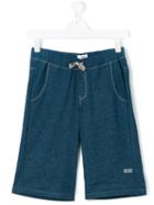 Boss Kids - Drawstring Track Shorts - Kids - Cotton/polyester - 14 Yrs, Blue