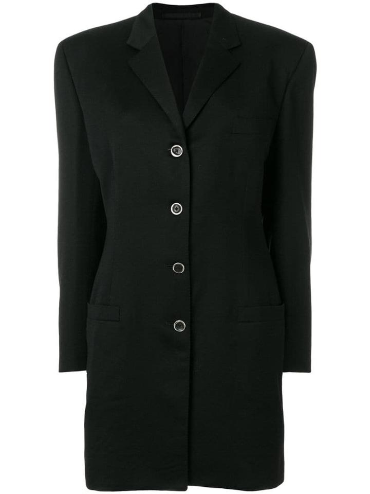 Versace Pre-owned Mid-length Blazer - Black