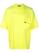 Balenciaga Neon Drop Pocket T-shirt - Yellow & Orange