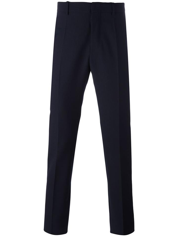 Marni Tailored Trousers, Men's, Size: 50, Blue, Wool
