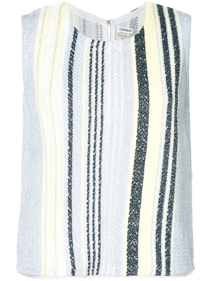 Coohem Striped Tank Top - Blue