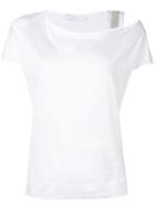 Fabiana Filippi Asymmetric Neck T-shirt - White