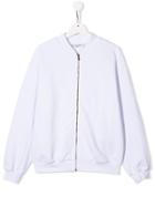 Philosophy Di Lorenzo Serafini Kids Zipped Sweatshirt - White