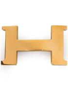 Hermès Vintage Logo Belt Buckle, Adult Unisex, Grey