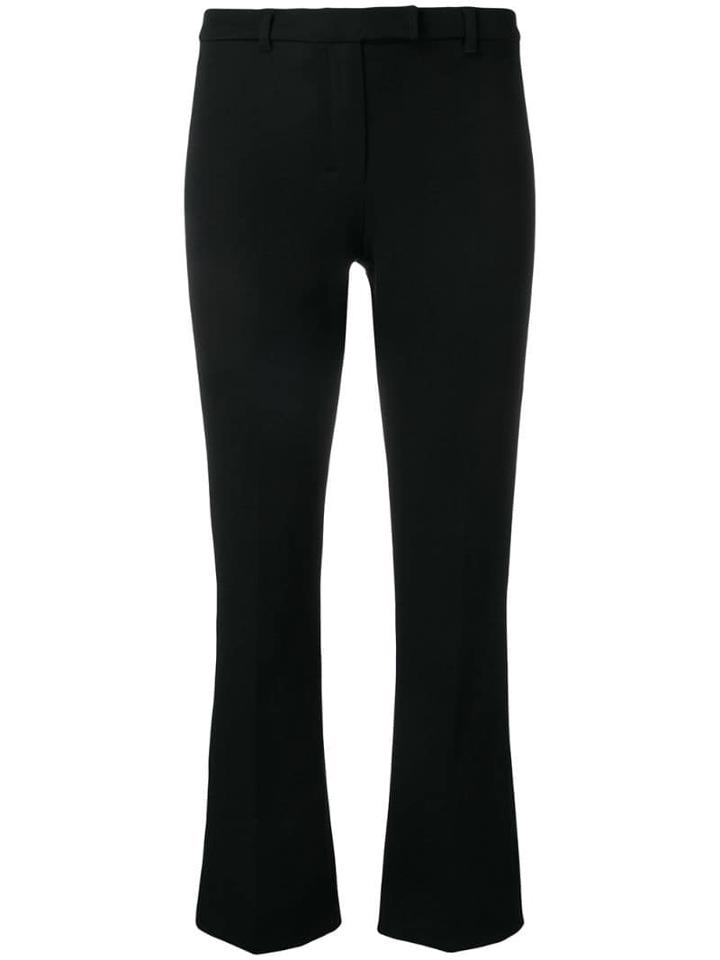 's Max Mara Cropped Slim-fit Trousers - Black