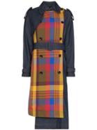 Angel Chen Denim Trench Coat - Blue