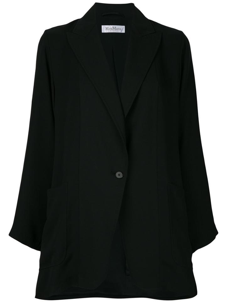 Max Mara Oversized-fit Blazer - Black