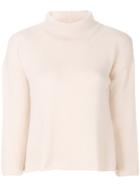 Forte Forte Cashmere Fitted Sweater - Nude & Neutrals