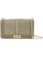 Rebecca Minkoff Love Crossbody With Embellished Guitar Strap - Green
