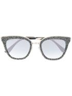 Jimmy Choo Eyewear Cat Eye Sunglasses - Grey