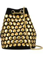 Jérôme Dreyfuss Popeye Festival Bucket Bag, Women's, Black, Calf Leather/cotton/metal